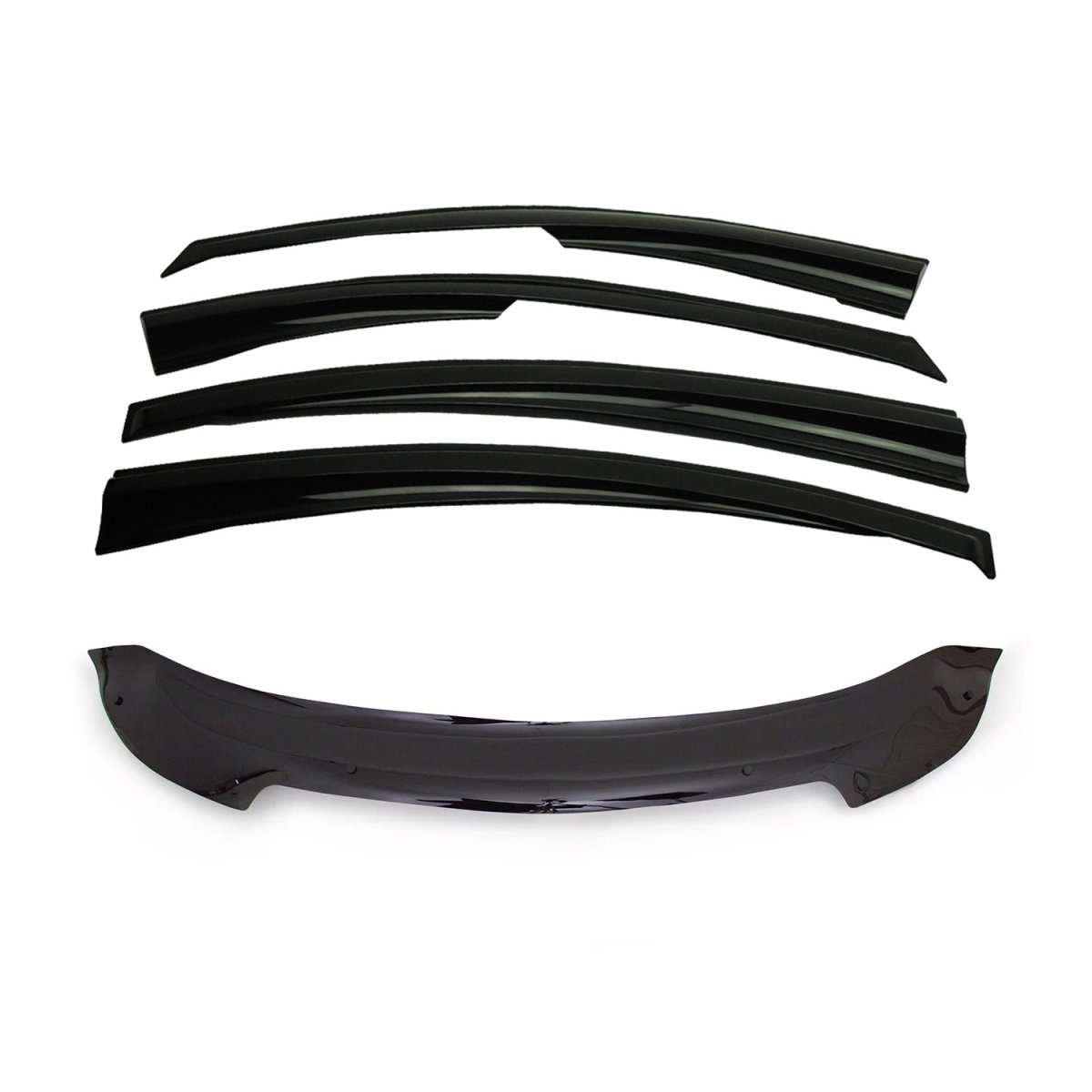 Chevrolet Cruze Hood Deflector + Wind Deflector Kit - Omac - '11-'15